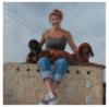 Me with Daisy, Lola and Sandy 2002
